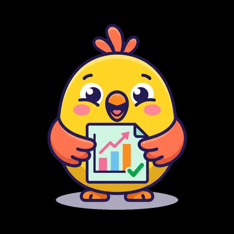 Pipi holding a progress report