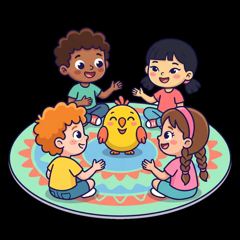 Pipi playing with children